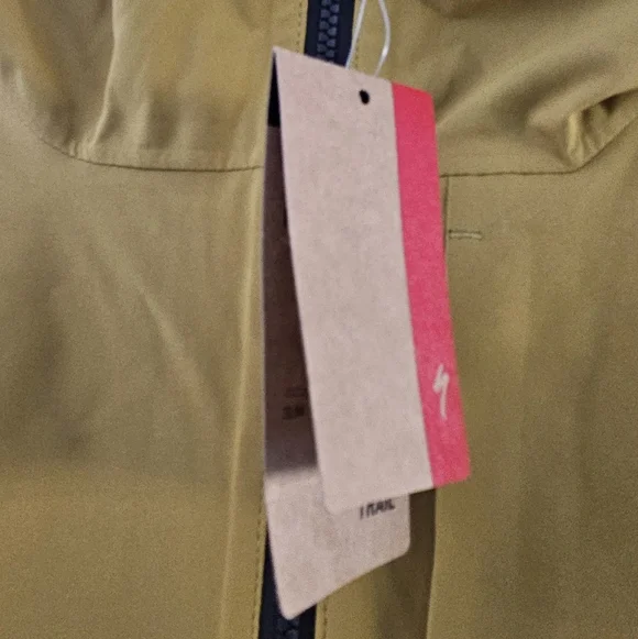 Specialized Men Trail Rain Jacket bike jacket harvest gold mustard color size XL - Picture 14 of 16